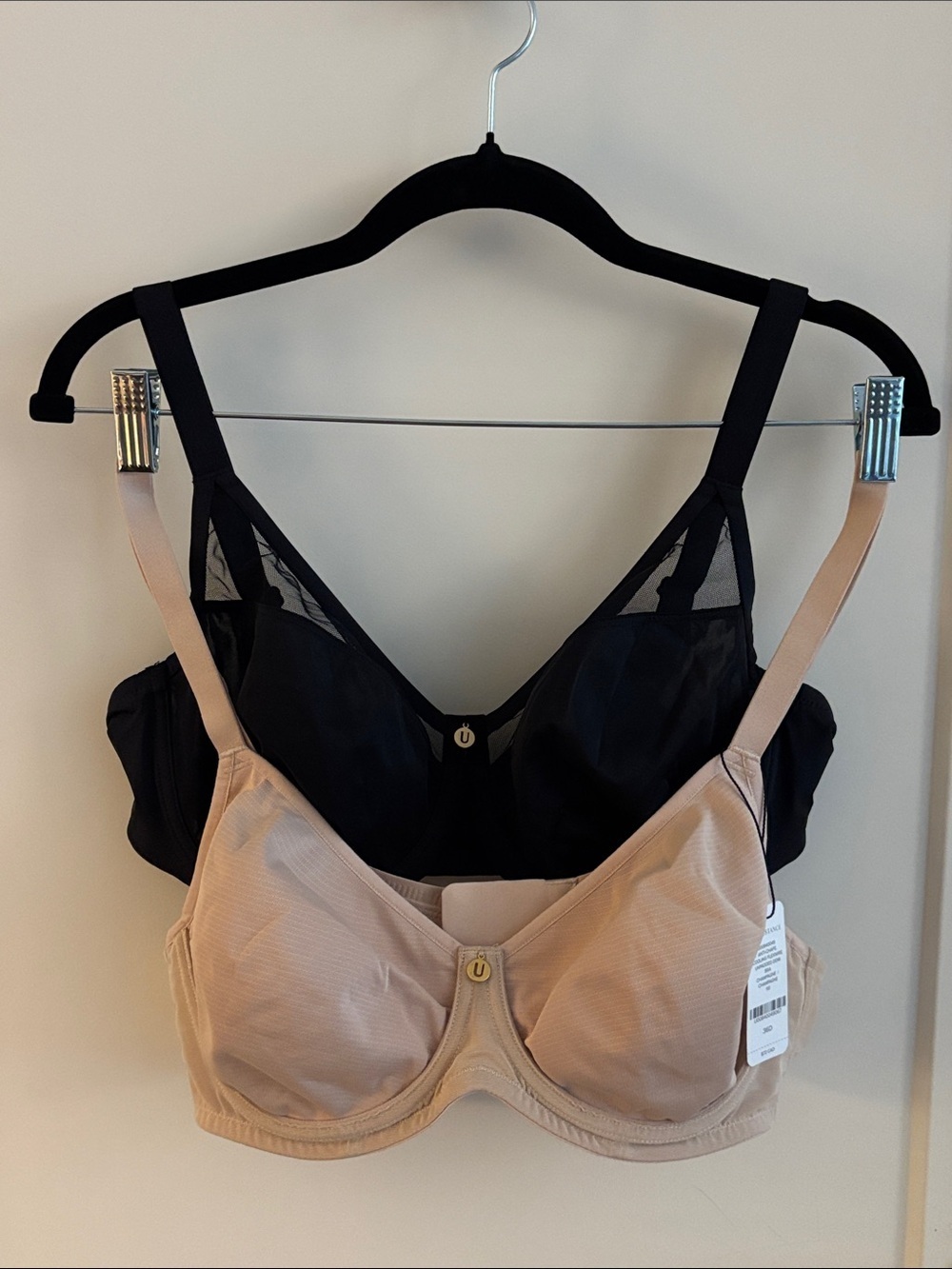 UNDERSTANCE Sz 36 D Everyday Support Underwire Bra - Set of 2  NEW WITH TAG
